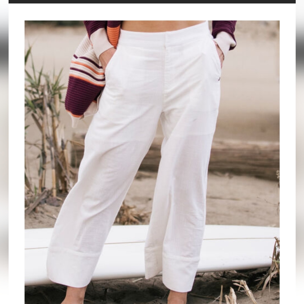 🆕Roxy Long Time Hope Pant L White/cream